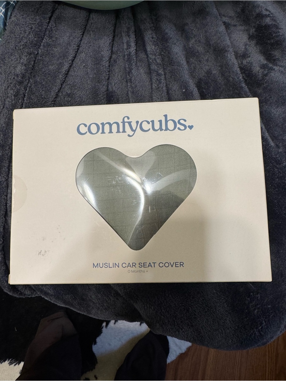 ComfyCubs Muslin Car Seat Cover in Sage Green
